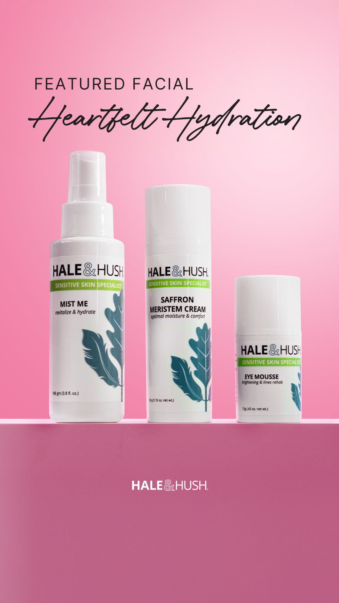 HH Feb 2025 Story (1) December Featured Facial info with three featured products